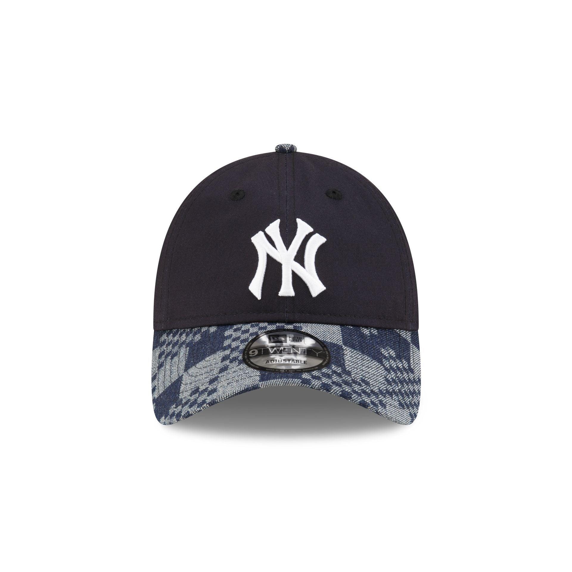 New York Yankees Pattern Denim 9TWENTY Adjustable Hat Male Product Image