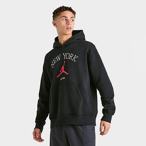 Jordan Mens Jordan NY City HBR Pullover Hoodie - Mens Black Product Image