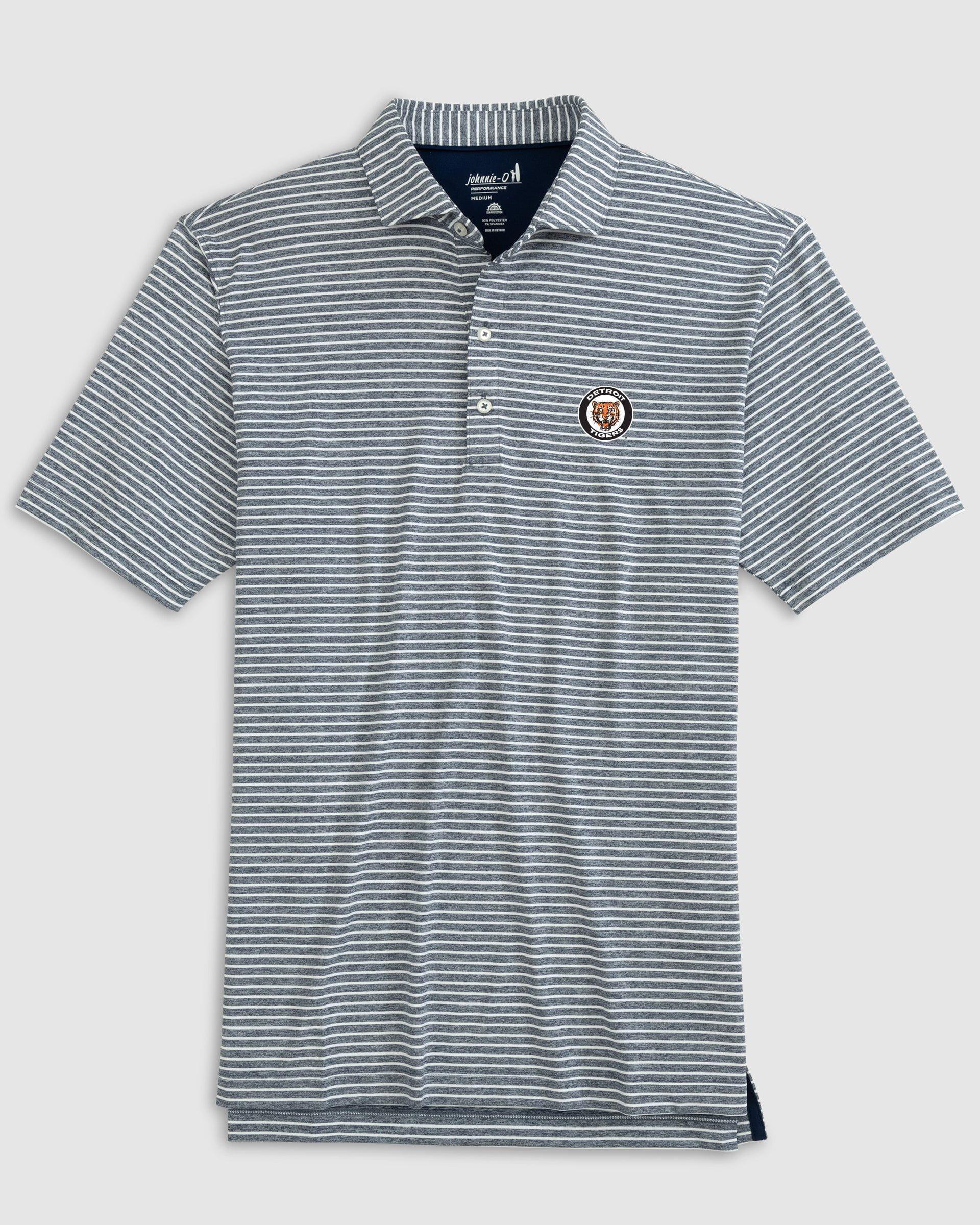 Tampa Bay Rays Clipperr Striped Jersey Performance Polo Product Image