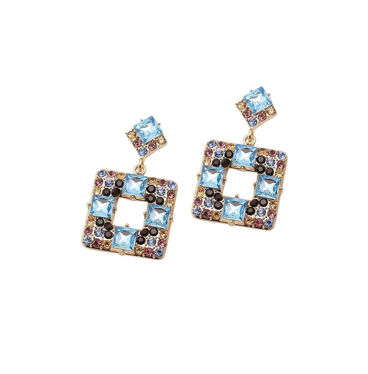 Sohi Womens Block Drop Earrings Product Image