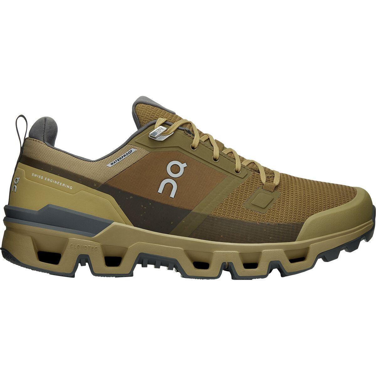 On Cloudwander Waterproof (Glacier/Eclipse) Men's Shoes Product Image