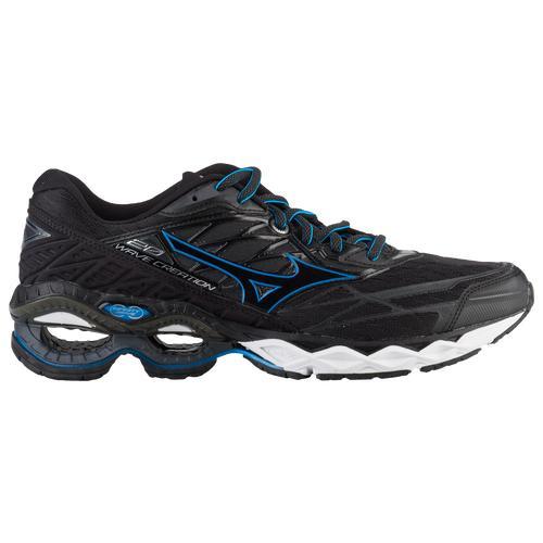 Mizuno Mens Wave Creation 20 - Running Shoes Black/Blue Product Image