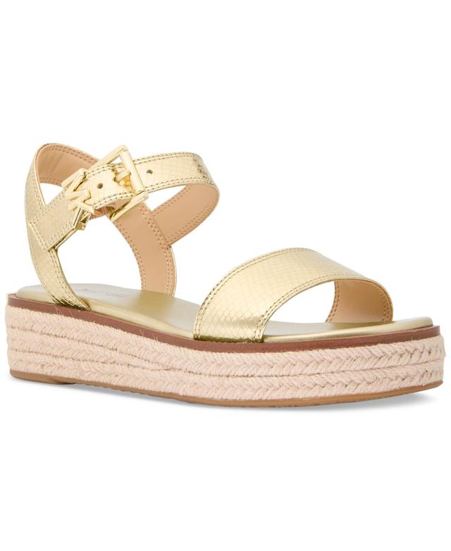 Michael Michael Kors Womens Richie Espadrille Platform Wedge Sandals Product Image