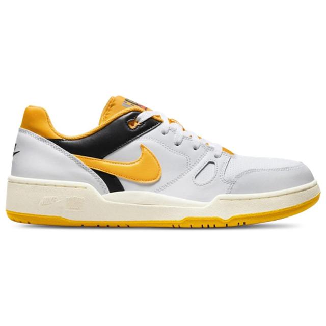 NIKE Mens  Full Force Low In White/gold/orange Product Image