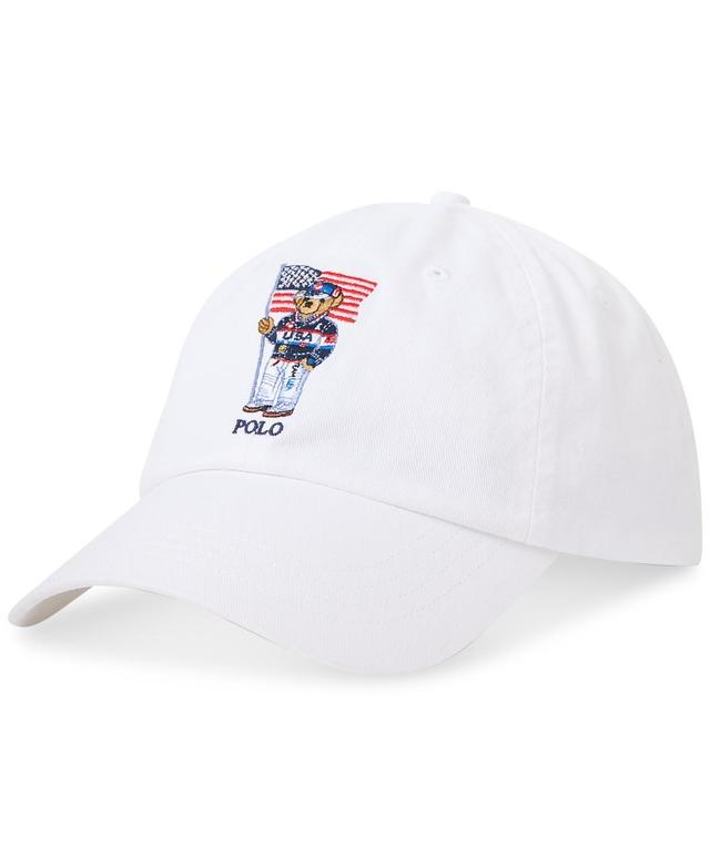 Polo Ralph Lauren Mens Team Usa Polo Bear Twill Ball Cap Product Image