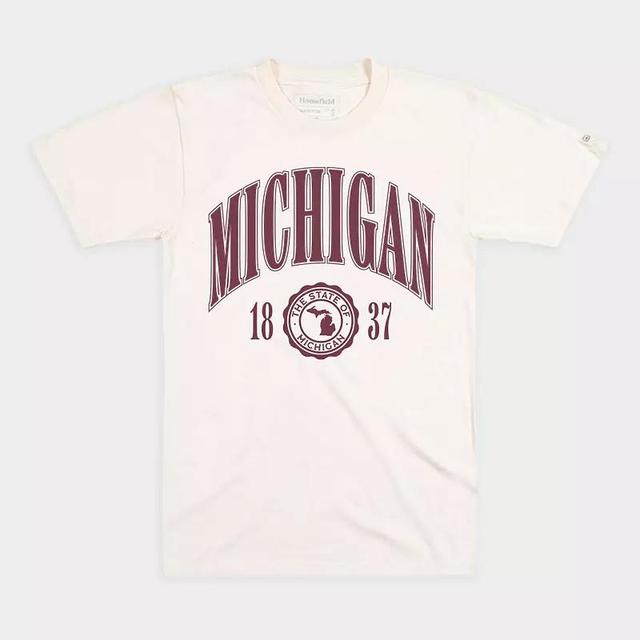 Mens Homefield Michigan Est. 1837 Graphic Tee Ivory Product Image