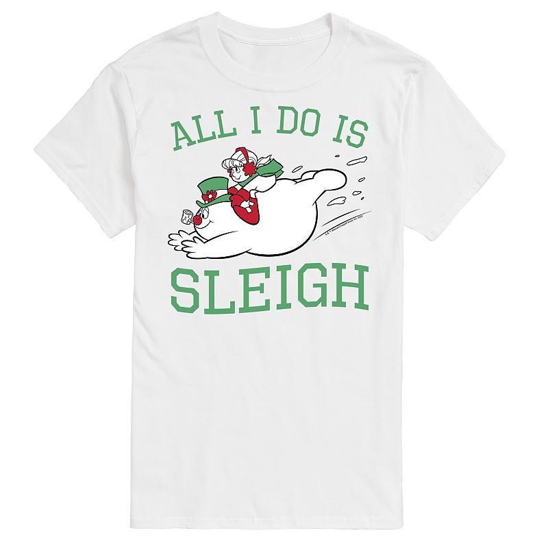 Mens Frosty The Snowman All I Do Is Sleigh Tee Product Image