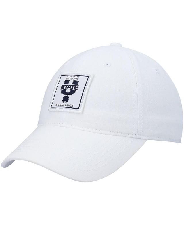 Mens White Utah State Aggies Dream Adjustable Hat Product Image