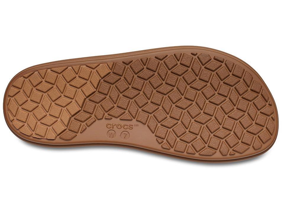 Crocs Brooklyn Luxe Sandal Tan) Women's Shoes Product Image