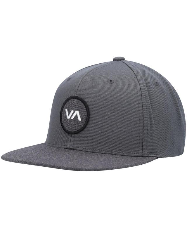 Mens RVCA Graphite VA Patch Adjustable Snapback Hat Product Image