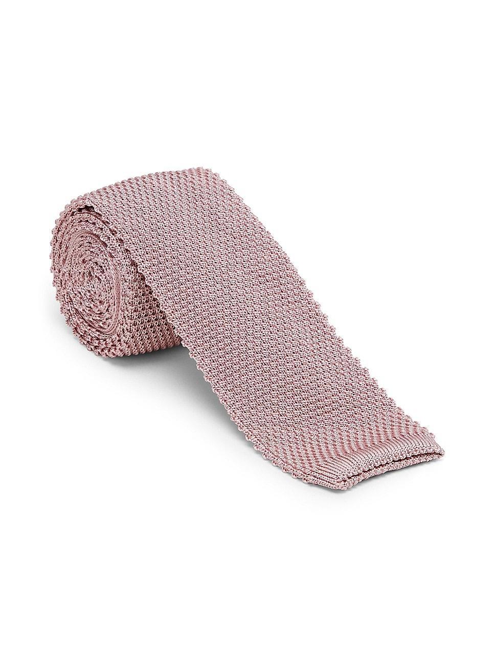 Mens Silk-Cotton Knit Tie Product Image