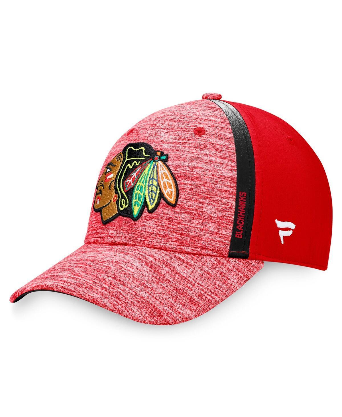 Mens Fanatics Red Chicago Blackhawks Defender Flex Hat Product Image