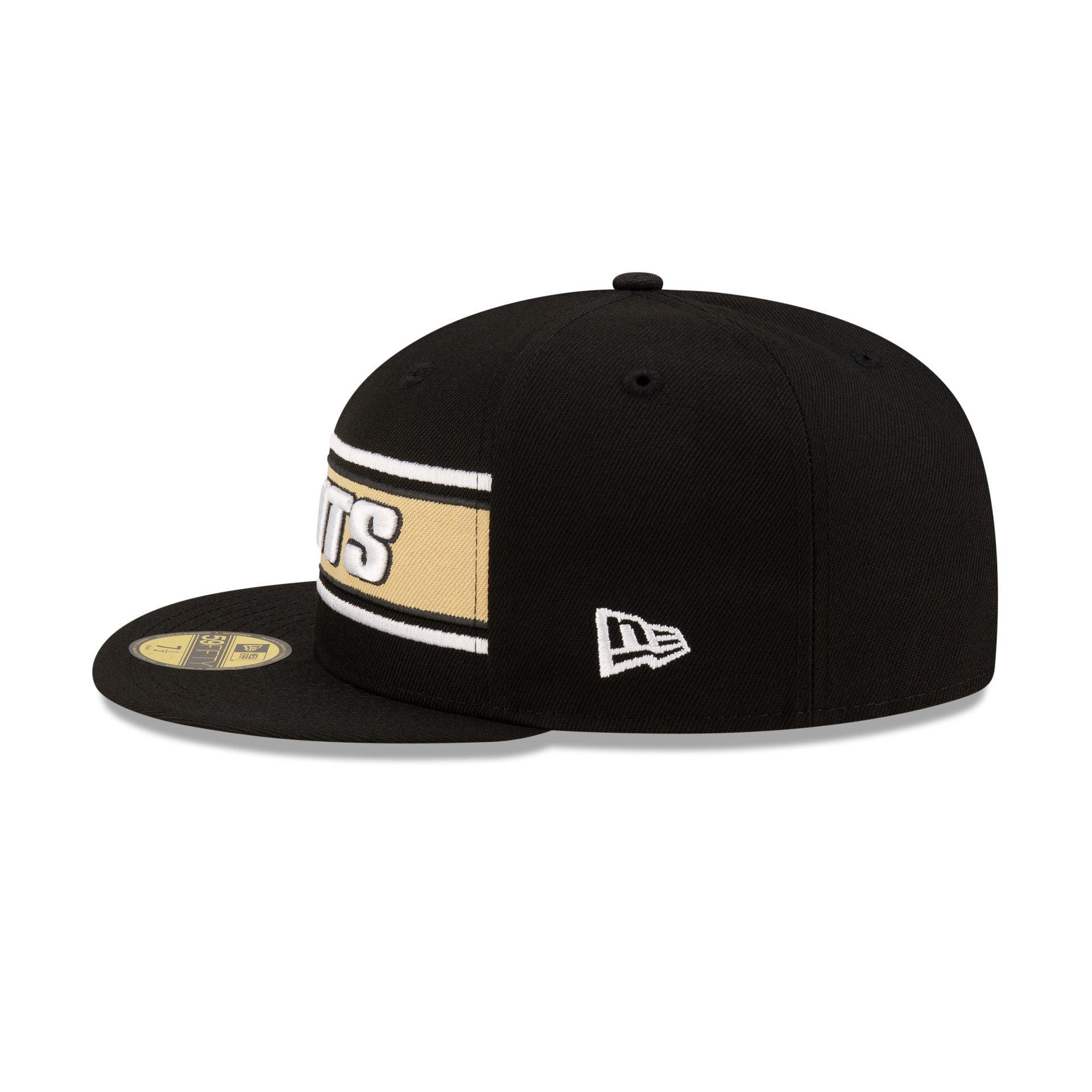 New Orleans Saints 2024 Sideline Black 59FIFTY Fitted Hat Male Product Image