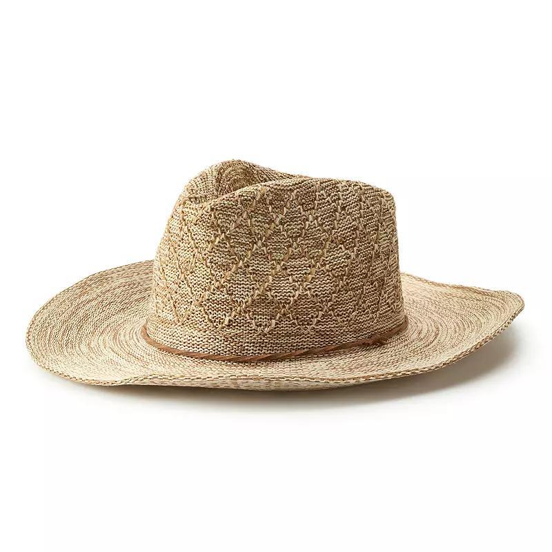 Womens Sonoma Goods For Life Marled Knit Western Hat product image