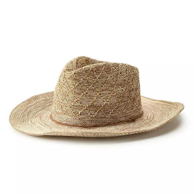 Womens Sonoma Goods For Life Marled Knit Western Hat Product Image