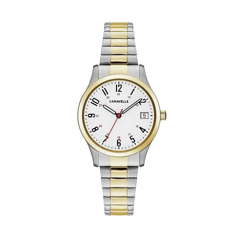 Caravelle Designed by Bulova Womens Two-Tone Stainless Steel Bracelet Watch 30mm Product Image