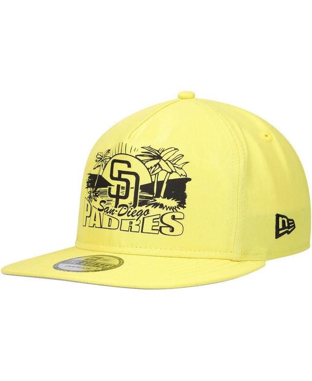 New Era Mens Yellow San Diego Padres Neon Golfer Snapback Hat Product Image