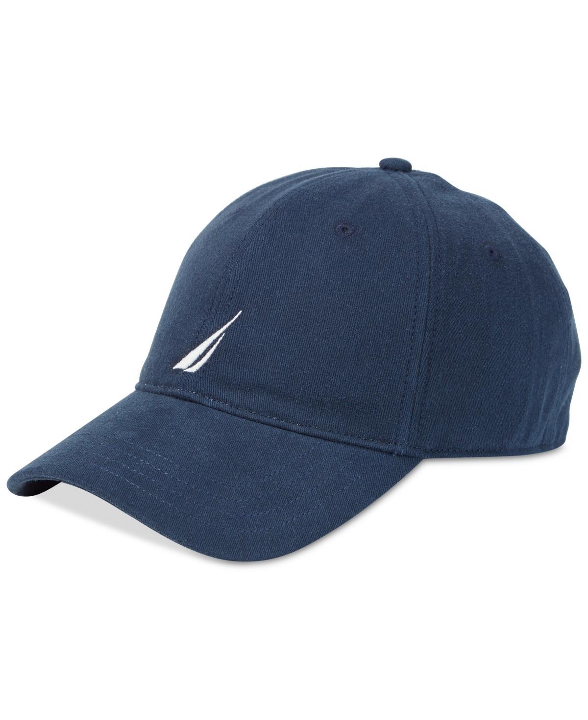 Nautica Mens Classic Logo Adjustable Cotton Baseball Cap Hat Product Image