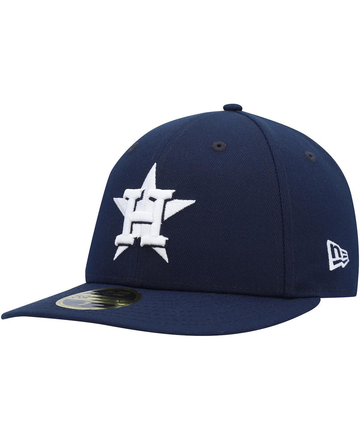 Mens New Era Houston Astros Oceanside Low Profile 59FIFTY Fitted Hat Blue Product Image