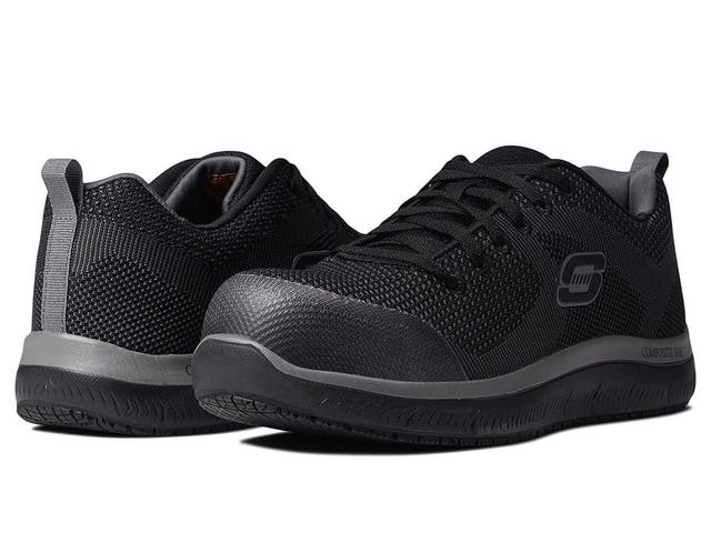 SKECHERS Work Lace-Up Athletic - Composite Toe Men's Shoes Product Image