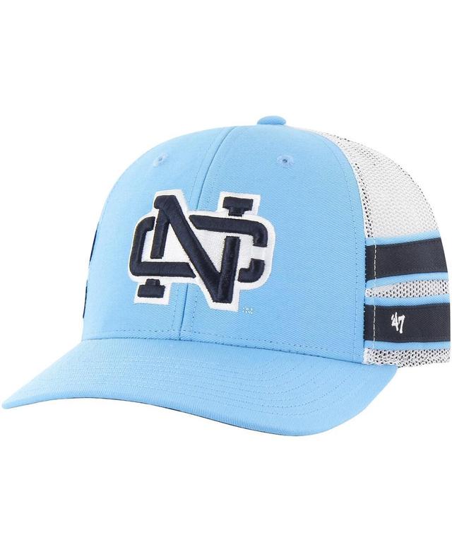 Mens 47 Carolina Blue North Carolina Tar Heels Straight Eight Adjustable Trucker Hat Product Image