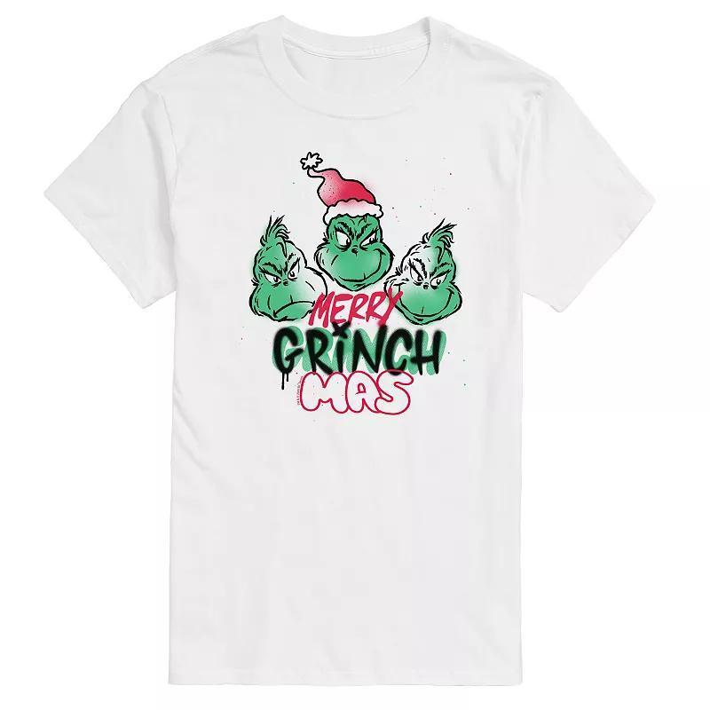 Mens Dr. Seuss The Grinch Merry Grinchmas Graphic Tee Product Image