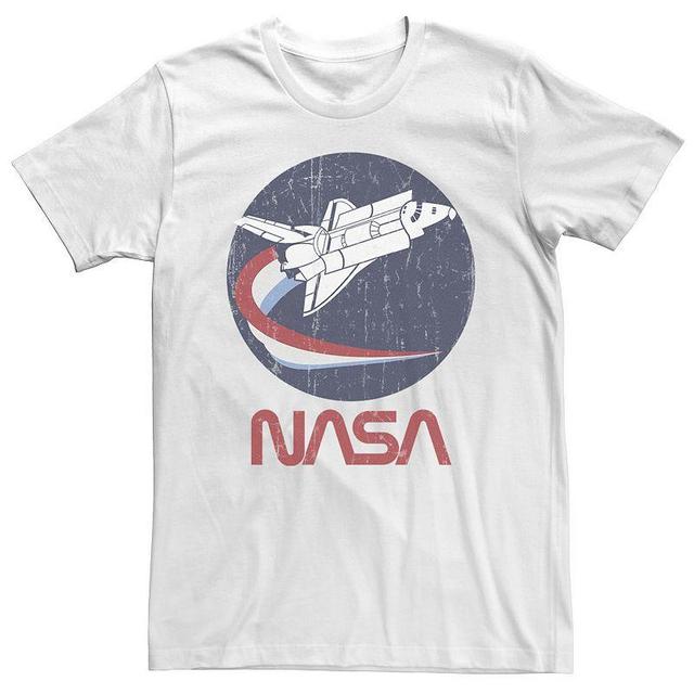 Big & Tall NASA Shuttle Three Color Swoosh Circle Tee, Mens Product Image