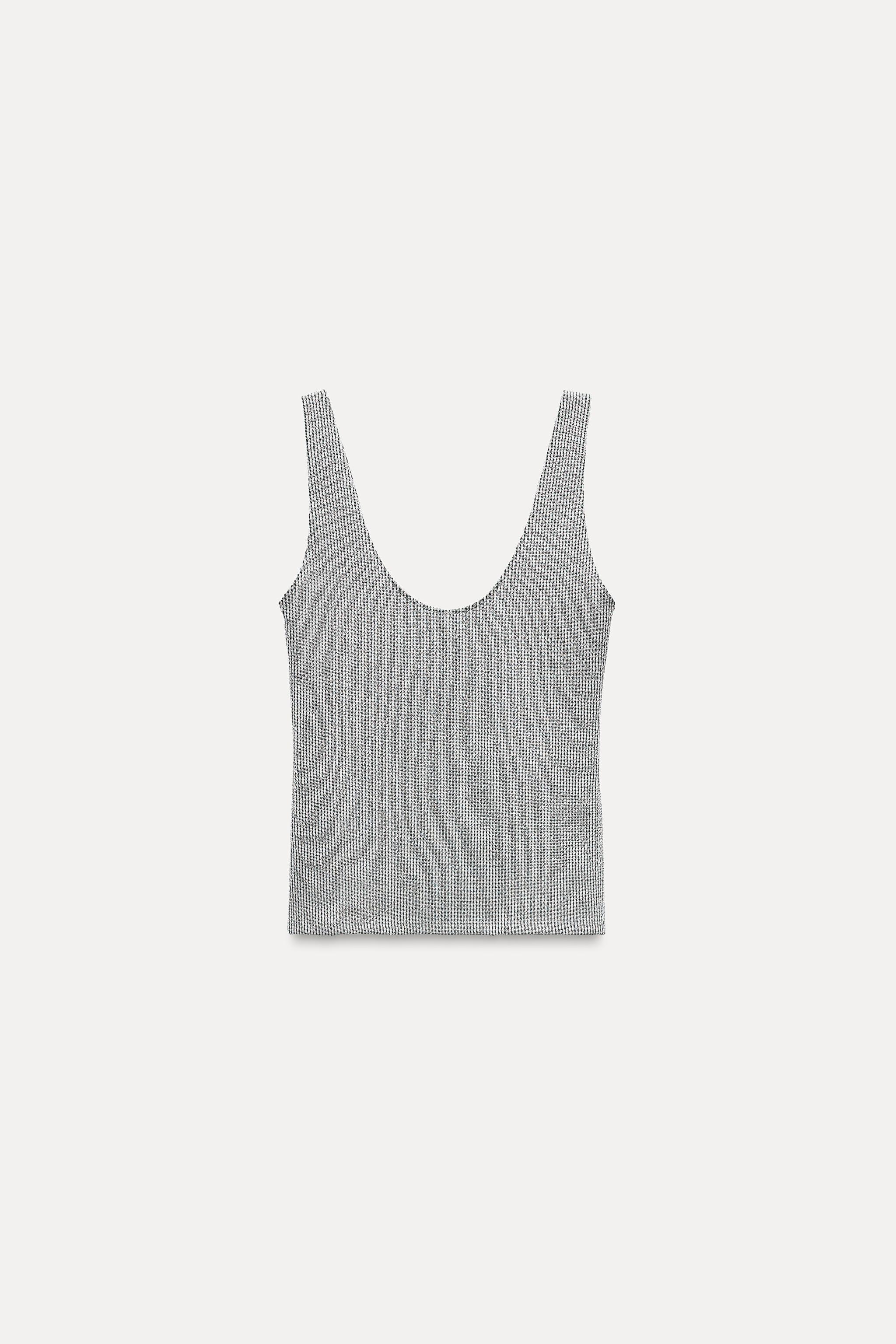 SHINY STRAP TANK TOP Product Image