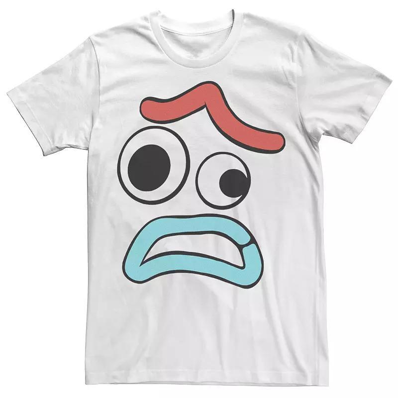 Fifth Sun Mens Scared Forky Short Sleeve Crew T-shirt Product Image