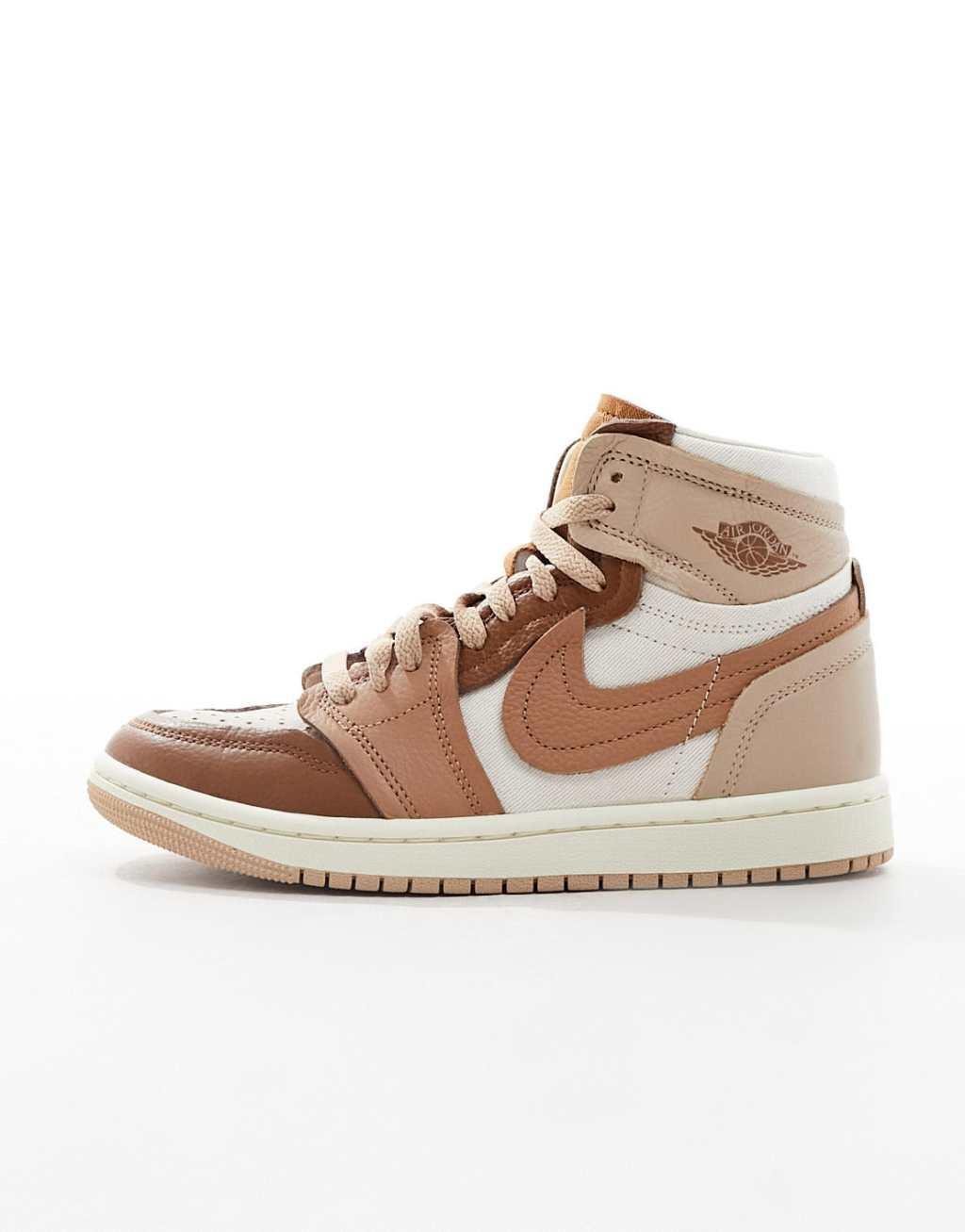 Air Jordan 1 Method of Make sneakers in brown mix  Product Image