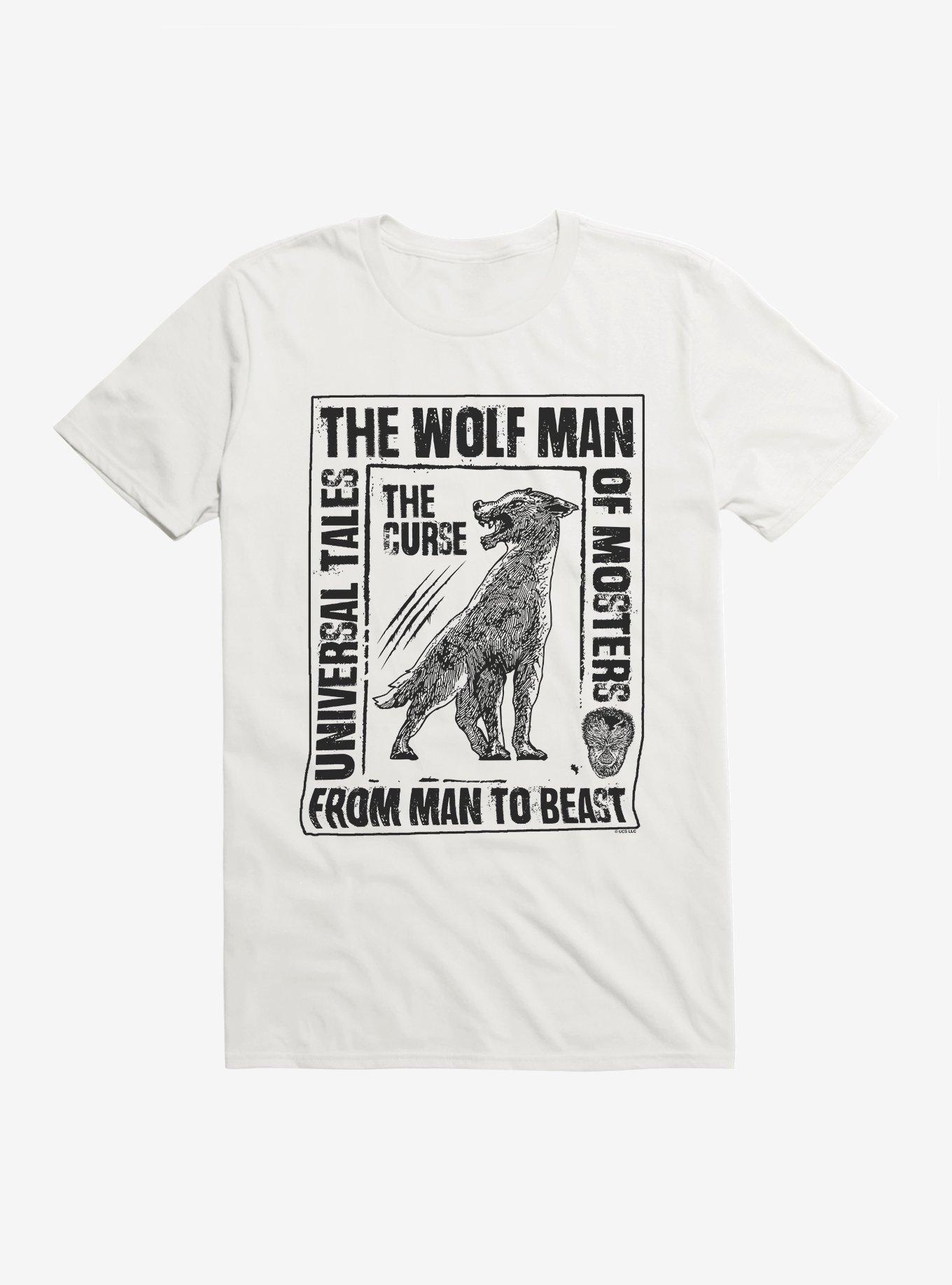 Universal Monsters The Wolf Man Tales Of The Beast T-Shirt Product Image