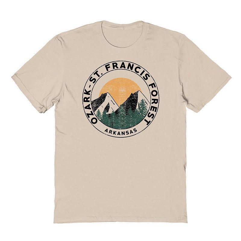 Mens Country Parks Ozark Forest Graphic Tee Brown Product Image