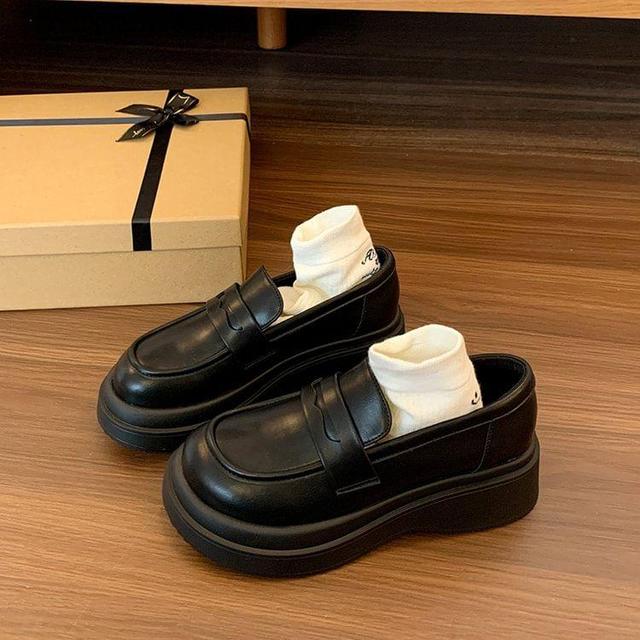 Platform Penny Loafers Product Image