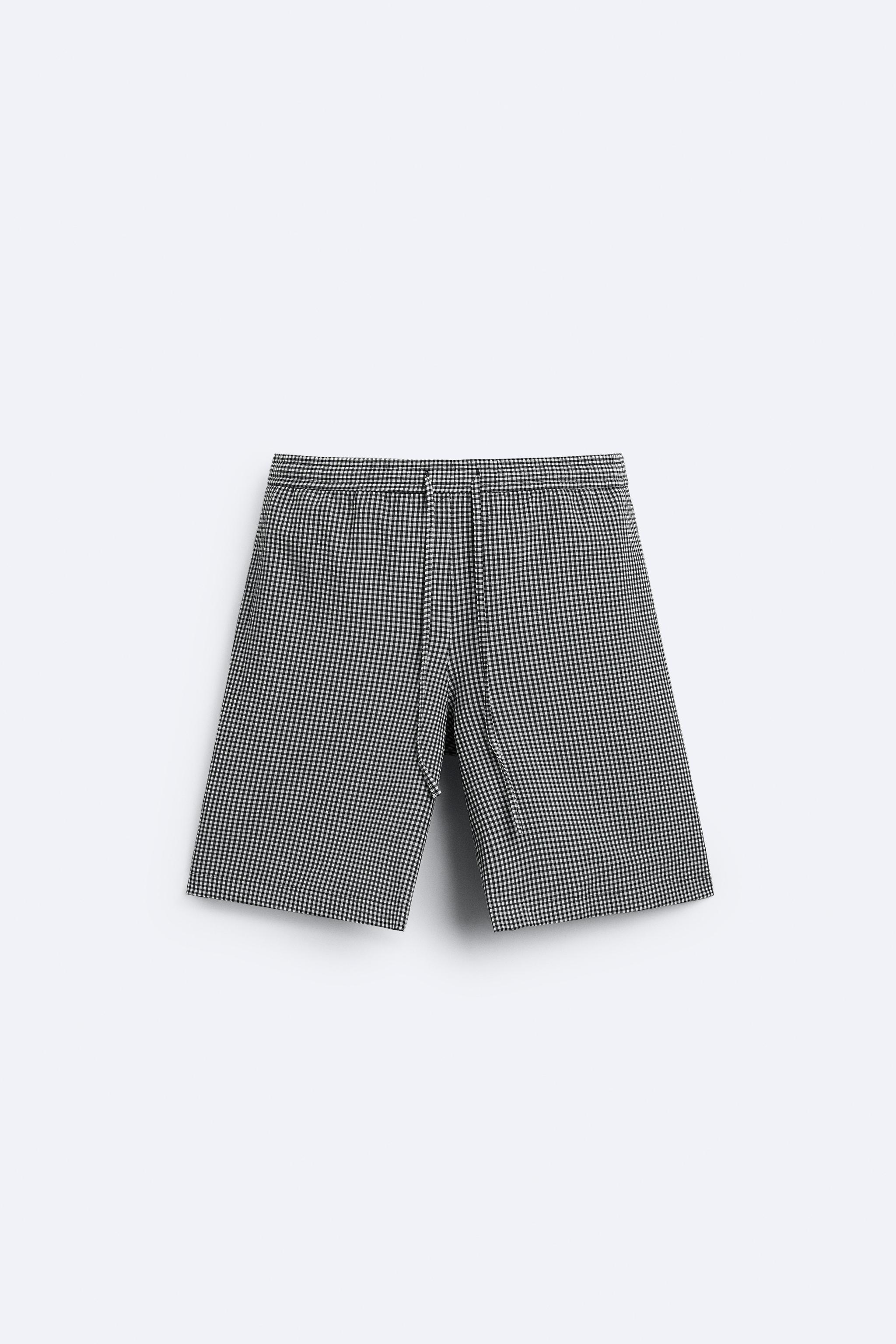 PLAID SEERSUCKER SHORTS Product Image