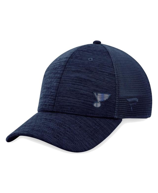 Fanatics Mens Navy St. Louis Blues Authentic Pro Road Flex Hat Product Image