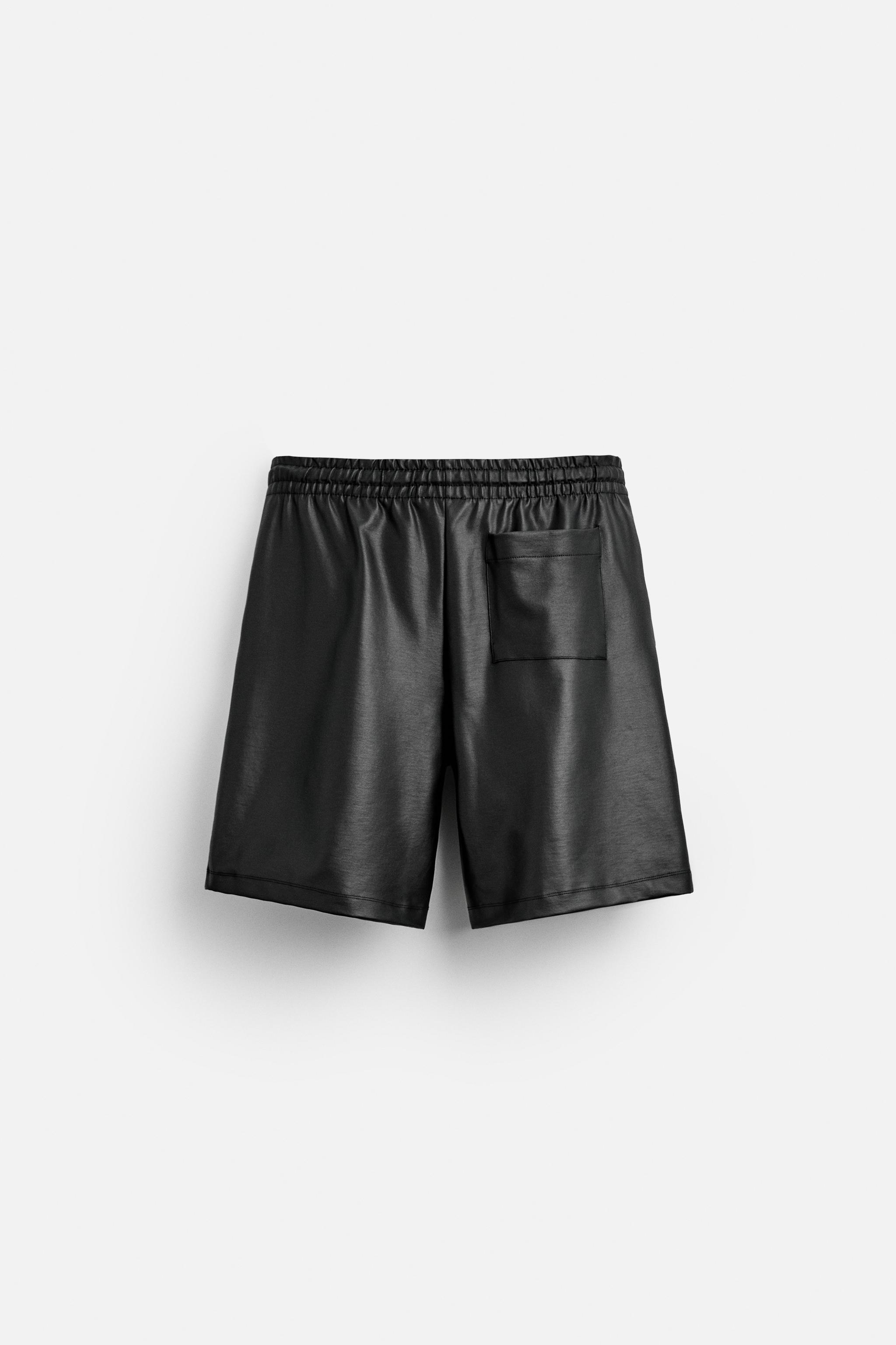 WAXED EFFECT SHORTS Product Image