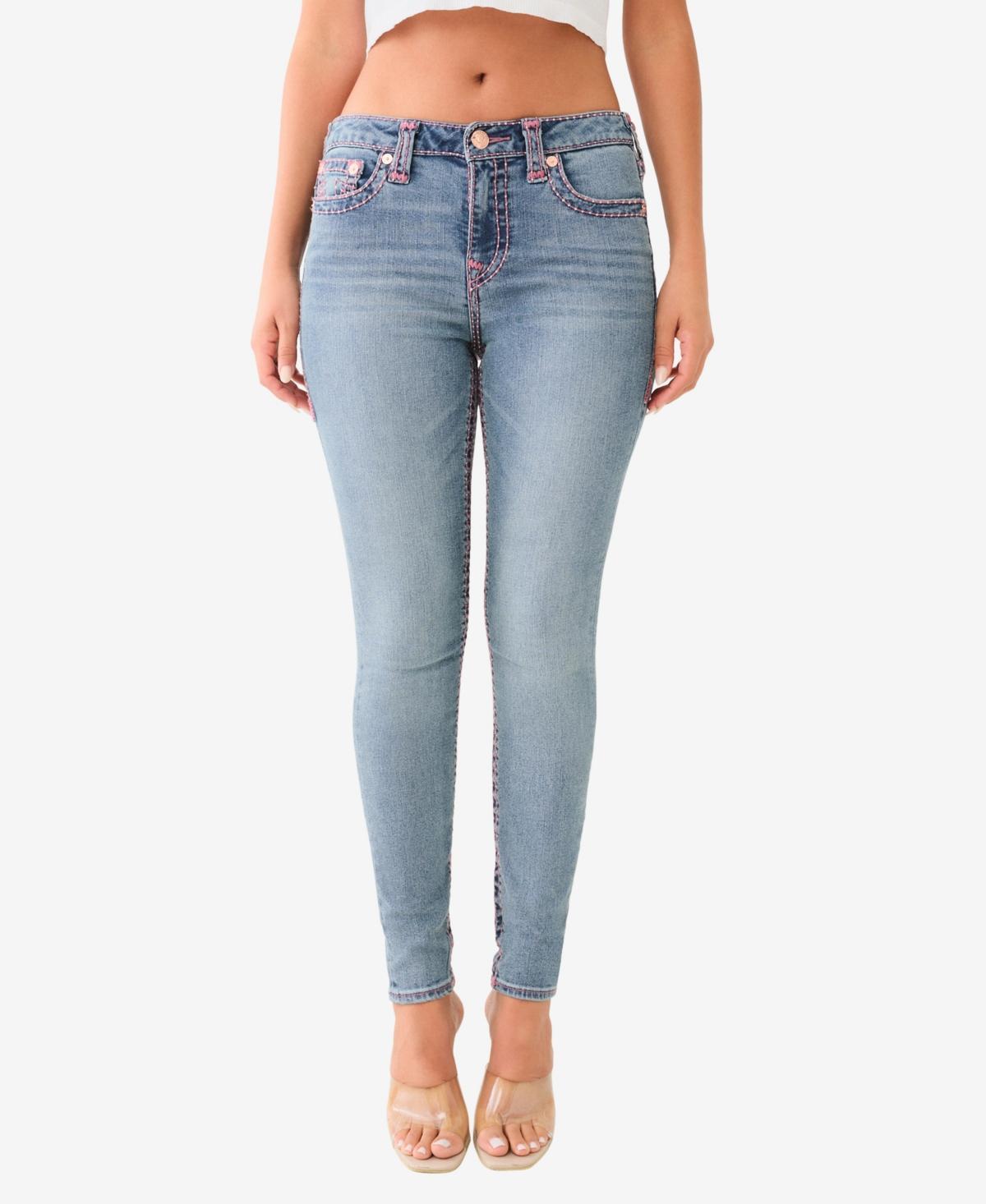 True Religion Womens Jennie Pick Super T Stitch Skinny Jean Product Image