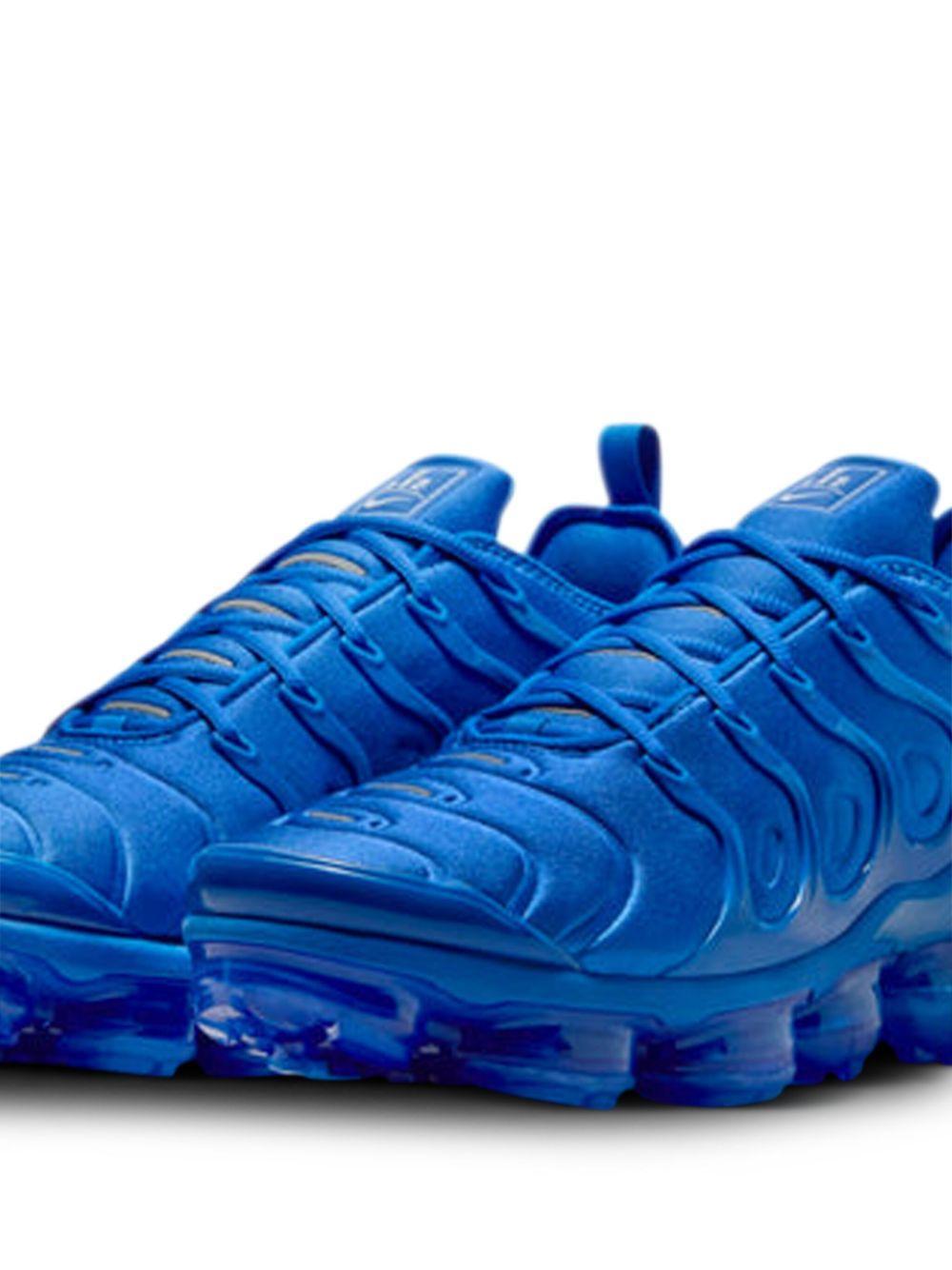 NIKE Blue Air Vapormax Plus Sneakers In Game Royal/white/metallic Silver Product Image