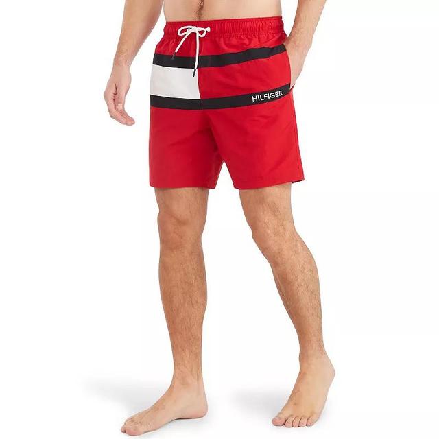 Mens Tommy Hilfiger Flag Swim Trunks Product Image