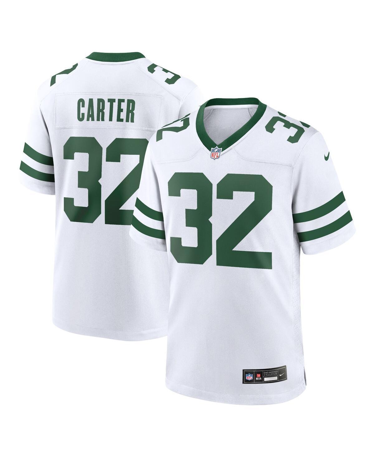 Mens Nike Michael Carter White New York Jets Legacy Player Game Jersey - White Product Image