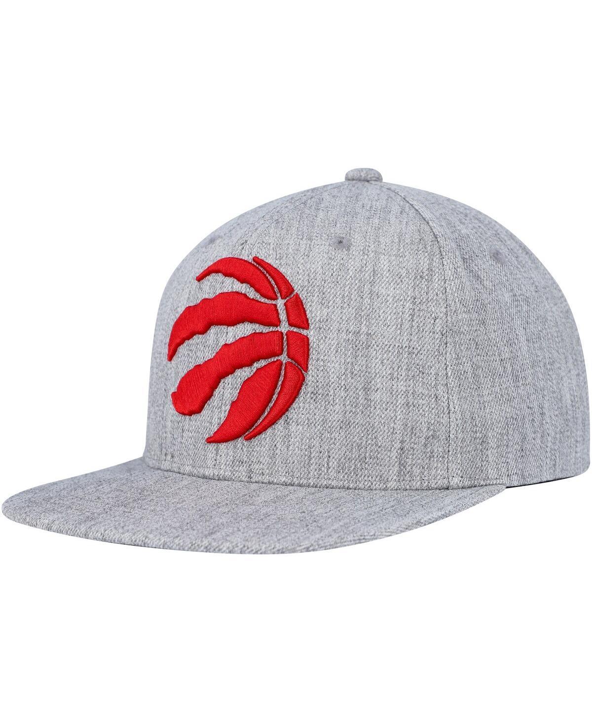 Mens Mitchell & Ness Heather Gray Toronto Raptors Hardwood Classics 2.0 Snapback Hat Product Image