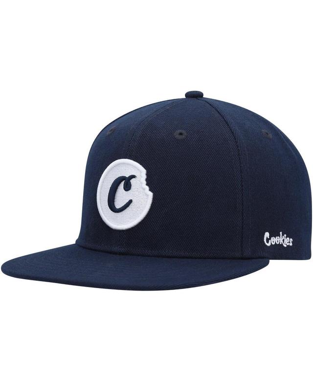 Mens Cookies Navy C-Bite Snapback Hat Product Image