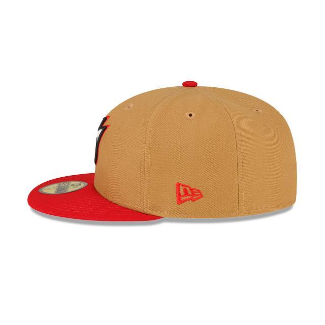 Richmond Flying Squirrels Wheat 59FIFTY Fitted Hat Male Product Image