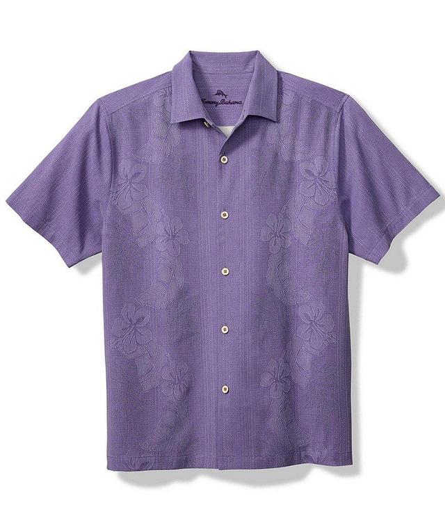 Tommy Bahama Bali Border Silk Short Sleeve Woven Shirt Product Image