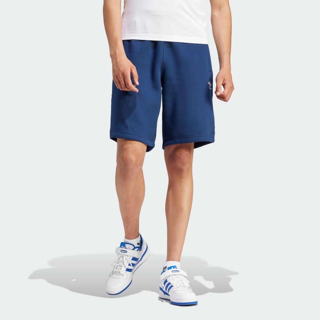 adidas Trefoil Essentials Shorts Blue XS Mens Product Image