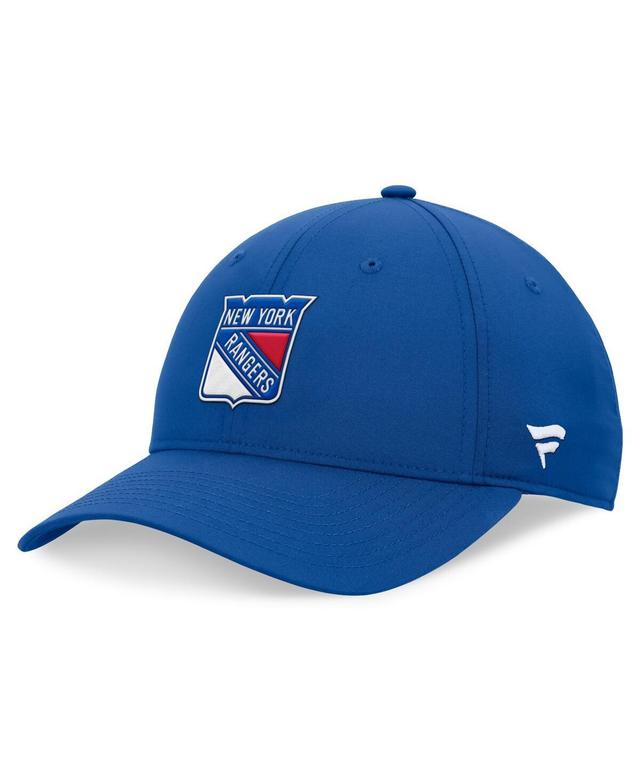 Fanatics Mens Blue New York Rangers Domestic 3D Patch Adjustable Hat Product Image