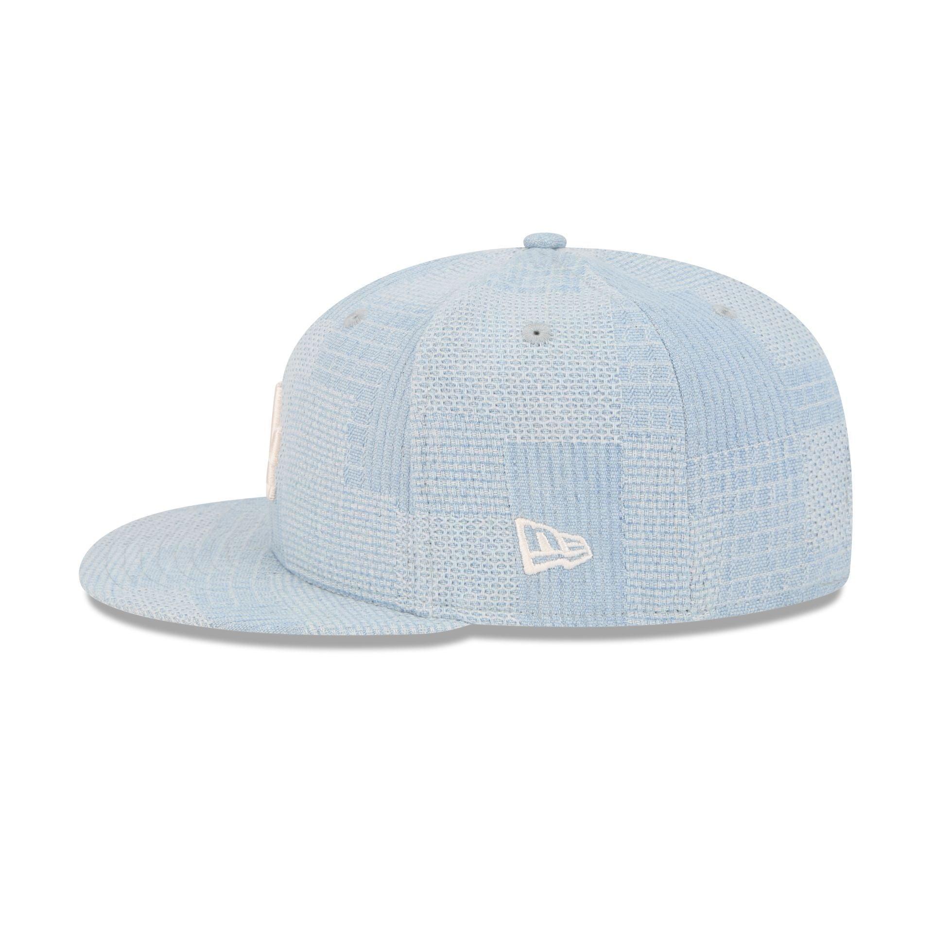 Los Angeles Dodgers Denim Patchwork 9FIFTY Snapback Hat Male Product Image