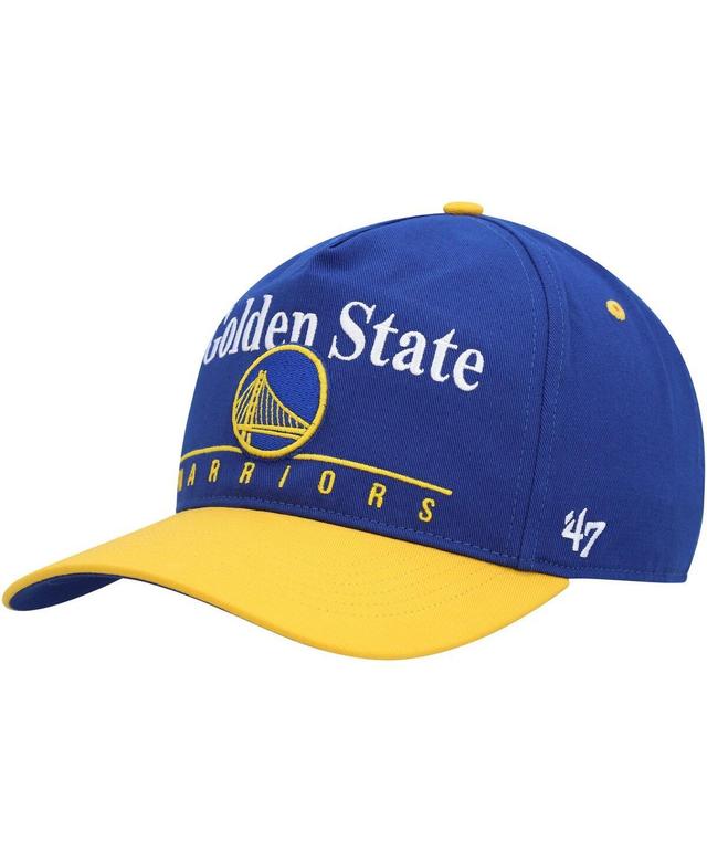 Mens 47 Royal/Gold Golden State Warriors Super Hitch Adjustable Hat Product Image