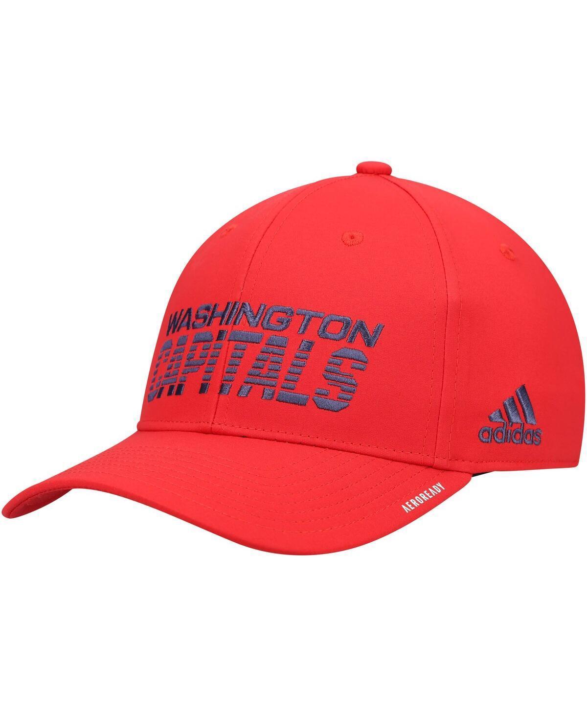 Mens adidas Washington Capitals 2021 Locker Room AEROREADY Flex Hat Product Image