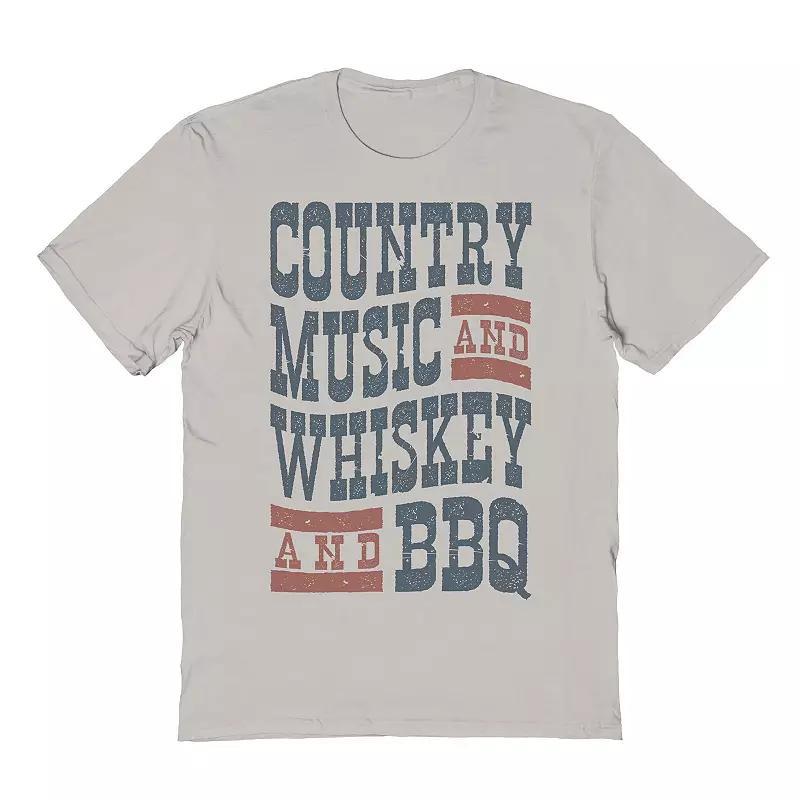 Mens COLAB89 by Threadless Country Music & BBQ Graphic Tee Product Image